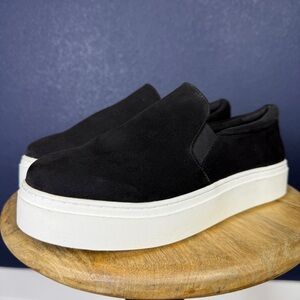 Lane Bryant Black Slip-On Sneakers